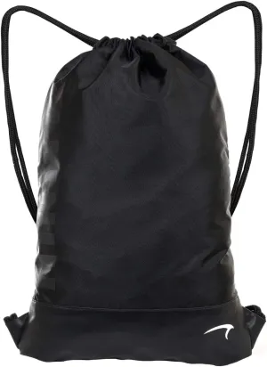 Mintra Sports Drawstring Bags - Backpack, Cinch Sack, Sports, Gym (Black, Boost (14in x 18in))