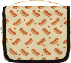 Sausages Hanging Travel Toiletry Bag Cosmetic Bag Portable Wash Bag with Hook for Bathroom Accessories Toiletries Cosmetics