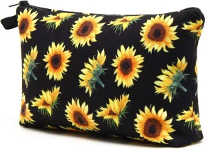 SELLYFELLY Women Cosmetic Bag Travel Makeup Pouch Waterproof Makeup Bag for Purse Portable Toiletry Bag Accessories Organizer