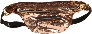 Sequin Fanny Pack Chest Bag Belt Bags Crossbody Bags Waist Pouch Purse for Women Men Travel Beach Gold