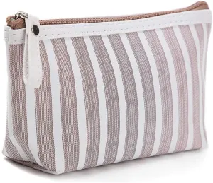Small Cosmetic Bags for Women,Makeup Bag for Purse Travel Toiletry Bag Accessories Organizer Zipper Pouch (brown)