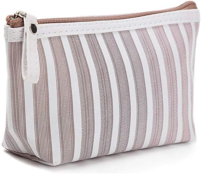 Small Cosmetic Bags for Women,Makeup Bag for Purse Travel Toiletry Bag Accessories Organizer Zipper Pouch (brown)