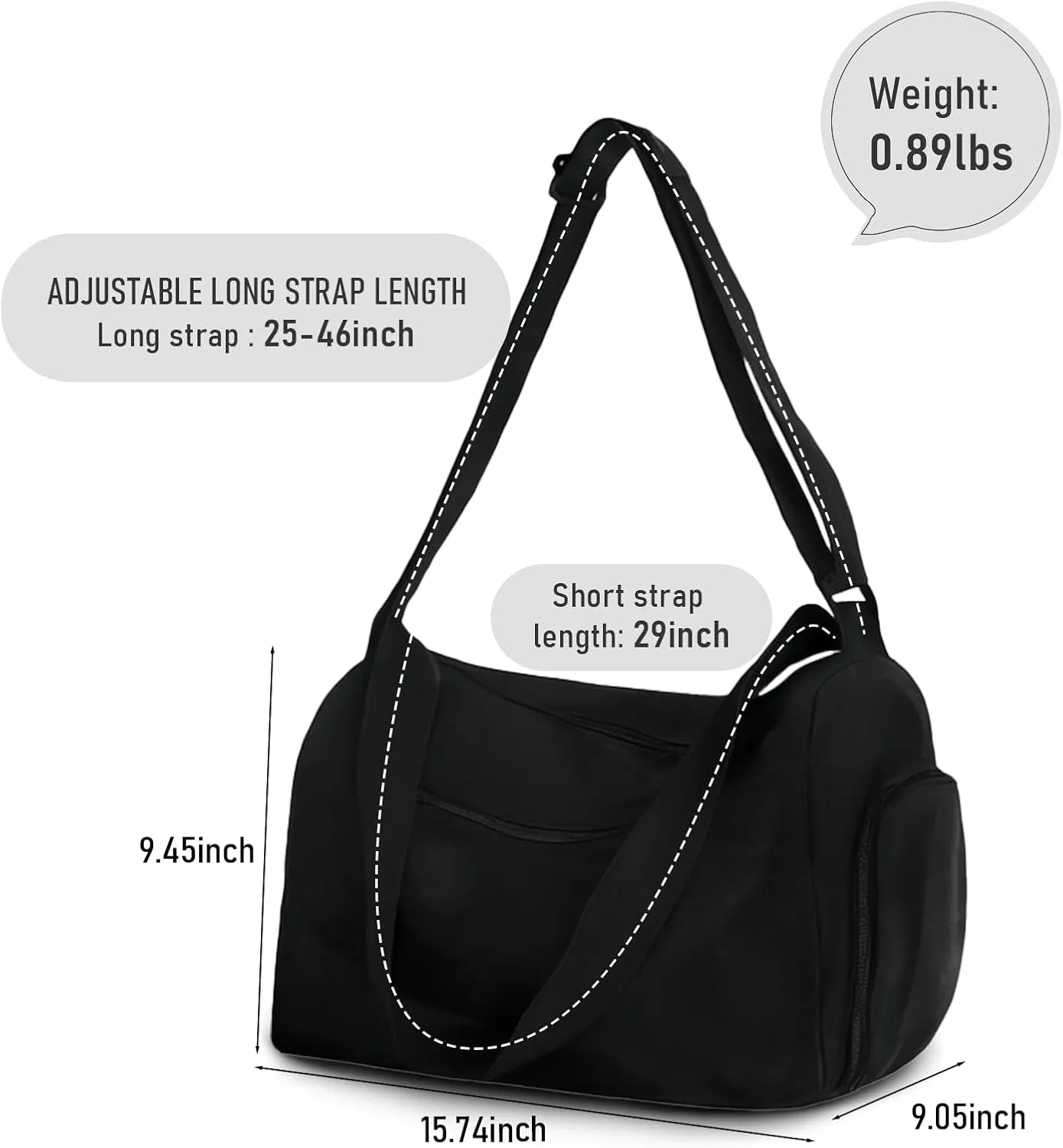 Small Gym Bag for Women Sports Duffel Bag with Shoes Compartment, Waterproof Travel Duffel Bag Carry on Bag Overnight Bag Weekender Bags for Workout Swimming Yoga Dance