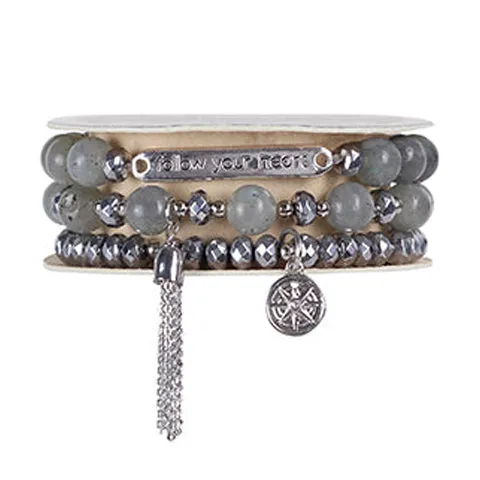 Soul Stacks 3 Piece Stacked Bracelets