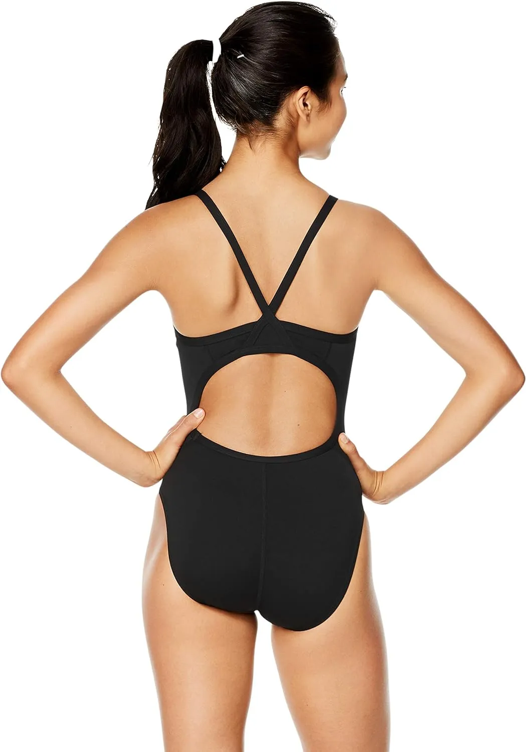 Speedo Women's Swimsuit One Piece Endurance  Flyback Solid Adult Team Colors