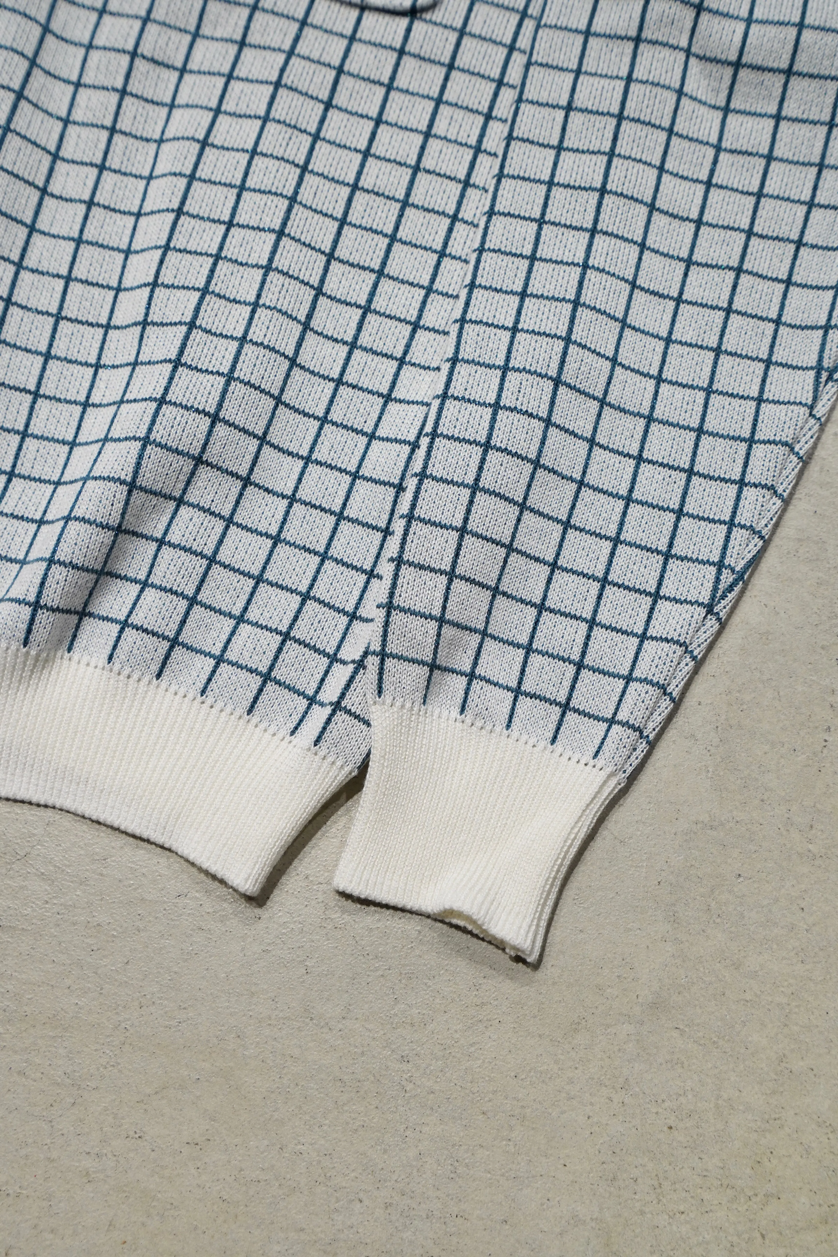 STEAF WINDOW PEN KNIT SHIRT(WHITE)