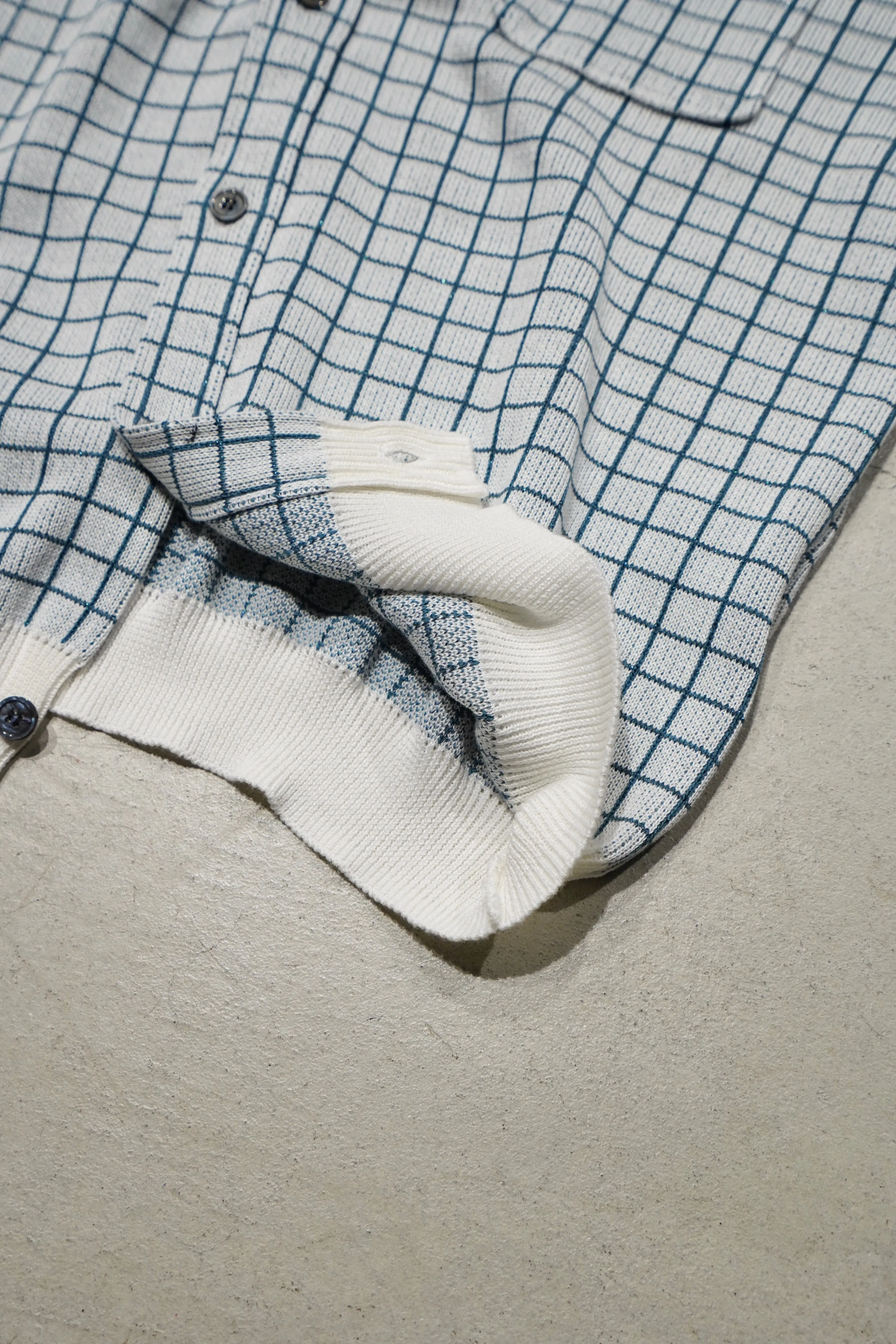 STEAF WINDOW PEN KNIT SHIRT(WHITE)