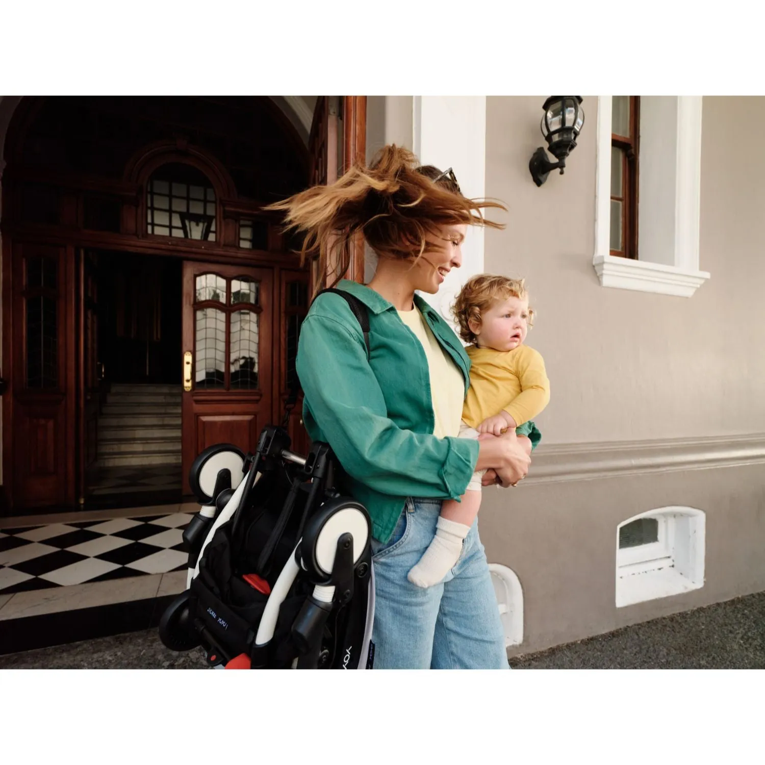 Stokke YOYO³ 6  Baby Stroller Set - Black Frame with Black 6  Color Pack (Pre-Order; Est. Delivery in 4-6 Weeks)