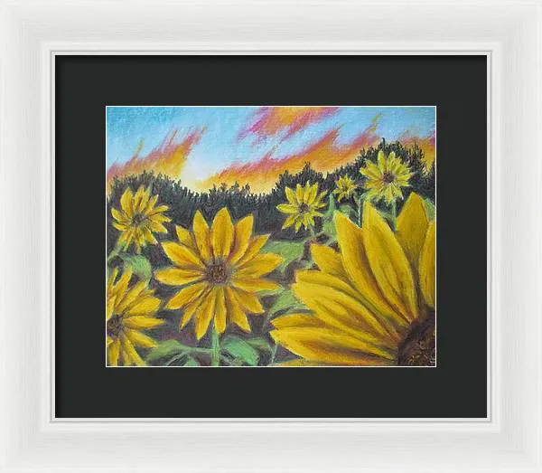 Sunflower Hue - Framed Print