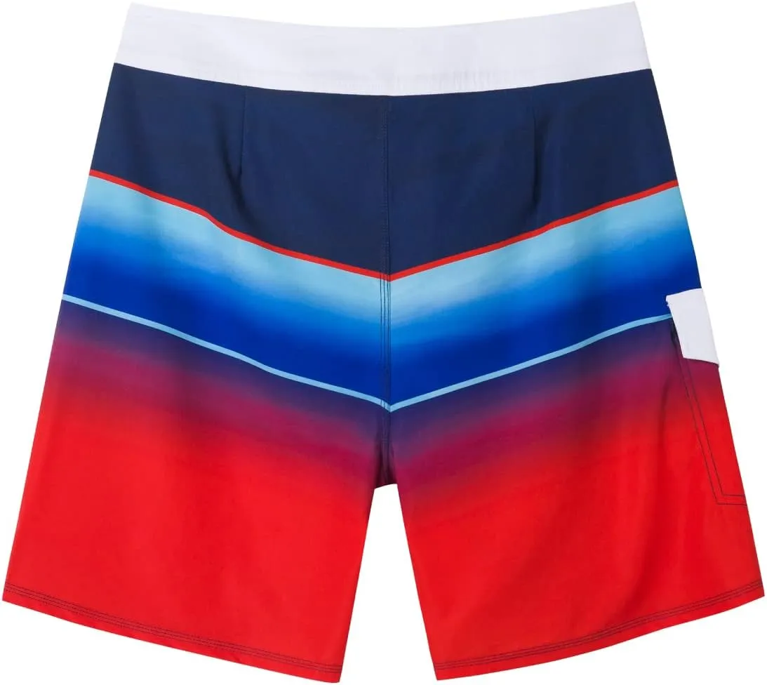 SURF CUZ Men's Board Short Beach Short 4-Way Stretch Swim Short