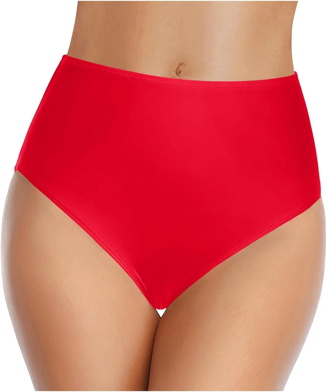 Tempt Me Women's High Waist Bikini Bottom - Full Coverage Bathing Suit Swim Bottom 2025 Swimsuit Swimwear