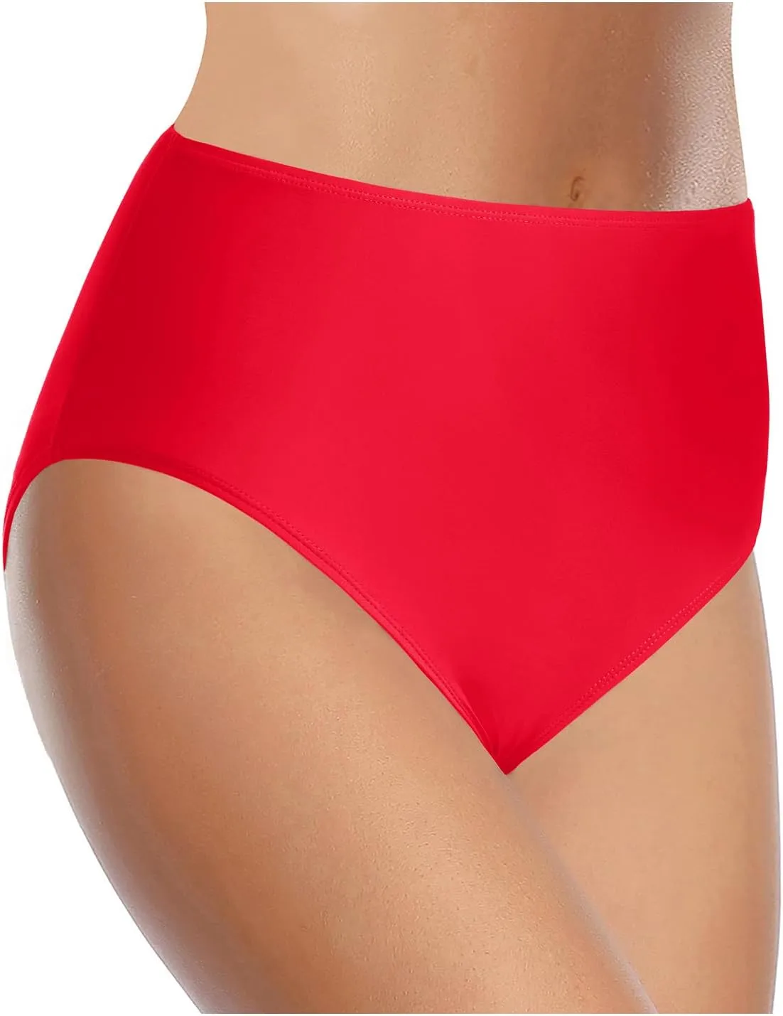 Tempt Me Women's High Waist Bikini Bottom - Full Coverage Bathing Suit Swim Bottom 2025 Swimsuit Swimwear