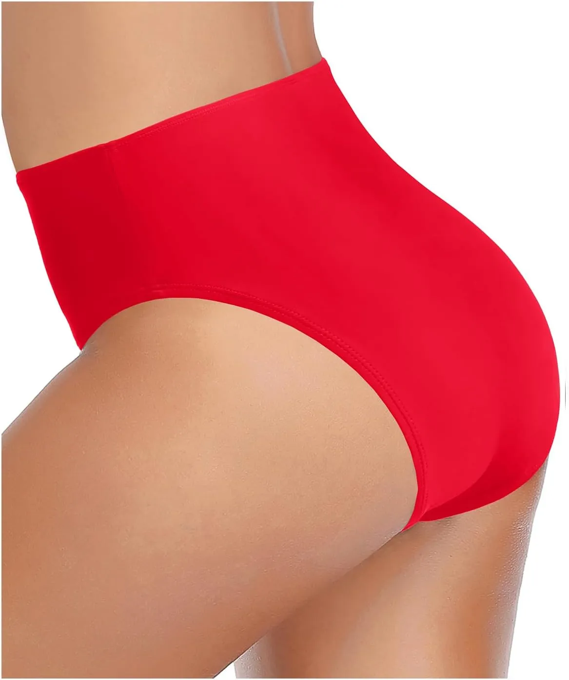 Tempt Me Women's High Waist Bikini Bottom - Full Coverage Bathing Suit Swim Bottom 2025 Swimsuit Swimwear
