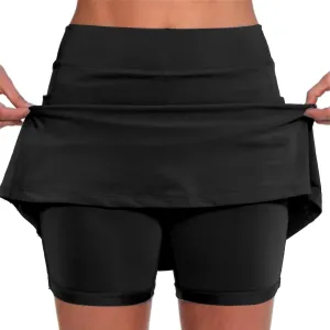 Tennis Skirts for Women with Shorts Pockets Athletic Golf Skorts Workout Running Layered Casual Mini Skater Skorts