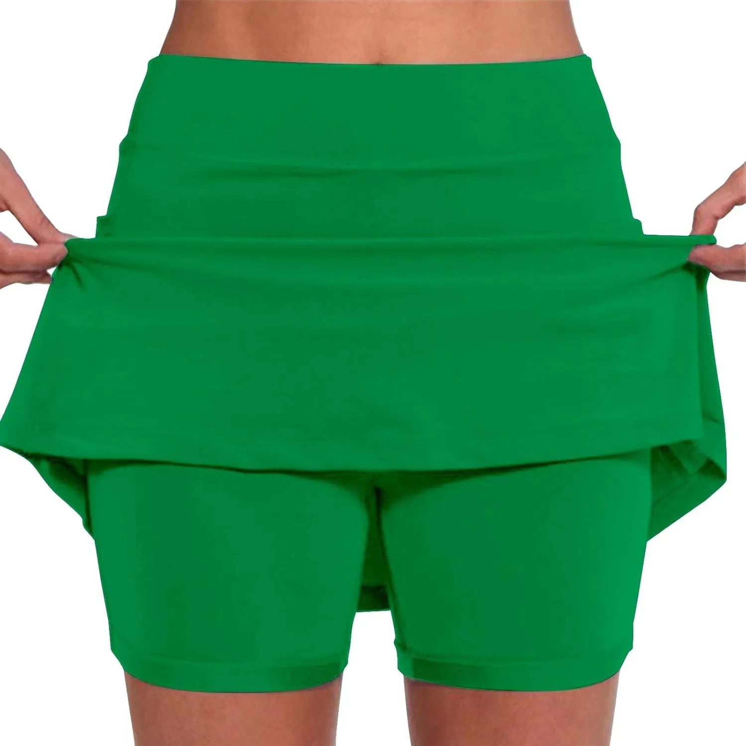 Tennis Skirts for Women with Shorts Pockets Athletic Golf Skorts Workout Running Layered Casual Mini Skater Skorts