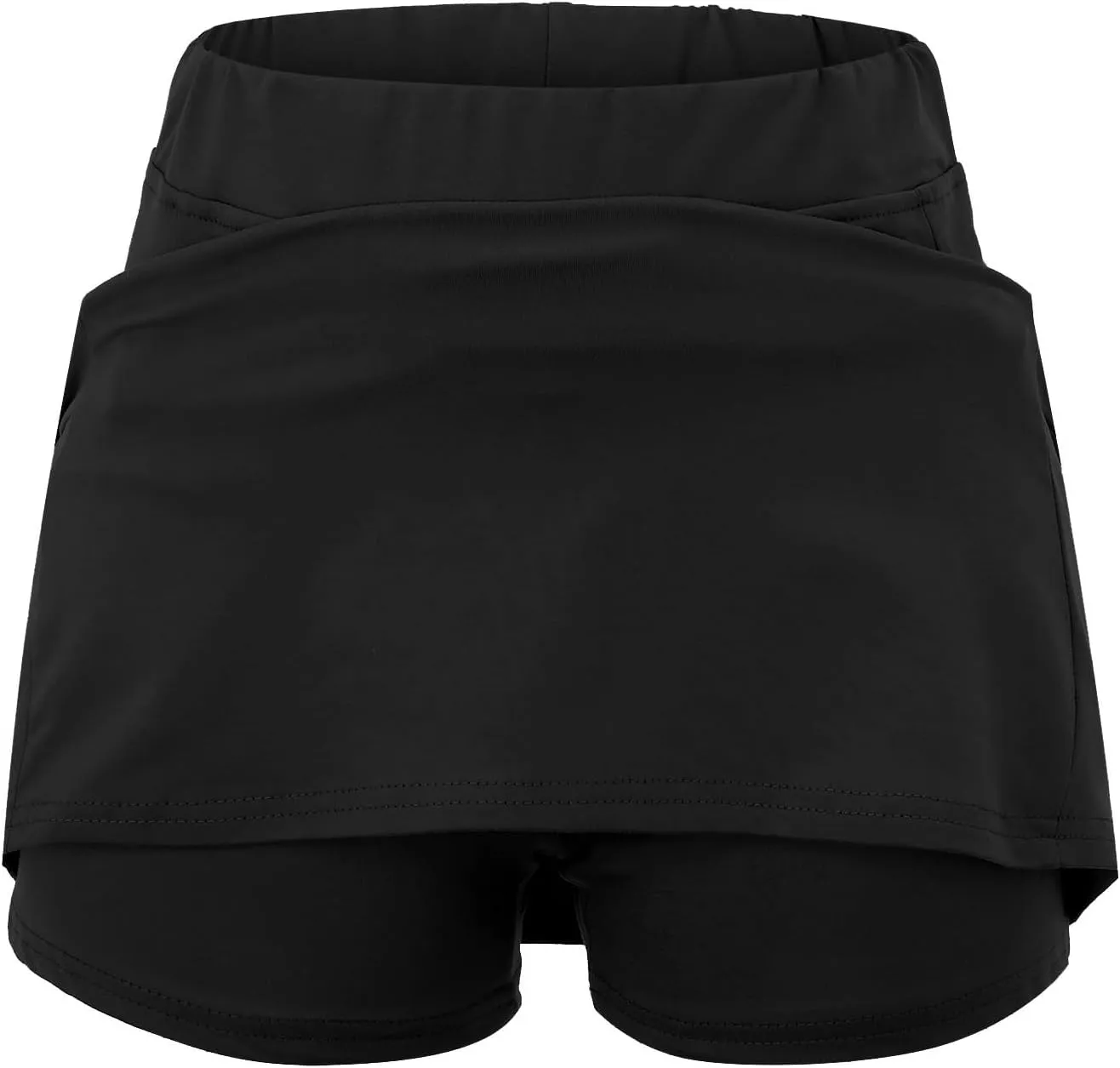 Tennis Skirts for Women with Shorts Pockets Athletic Golf Skorts Workout Running Layered Casual Mini Skater Skorts