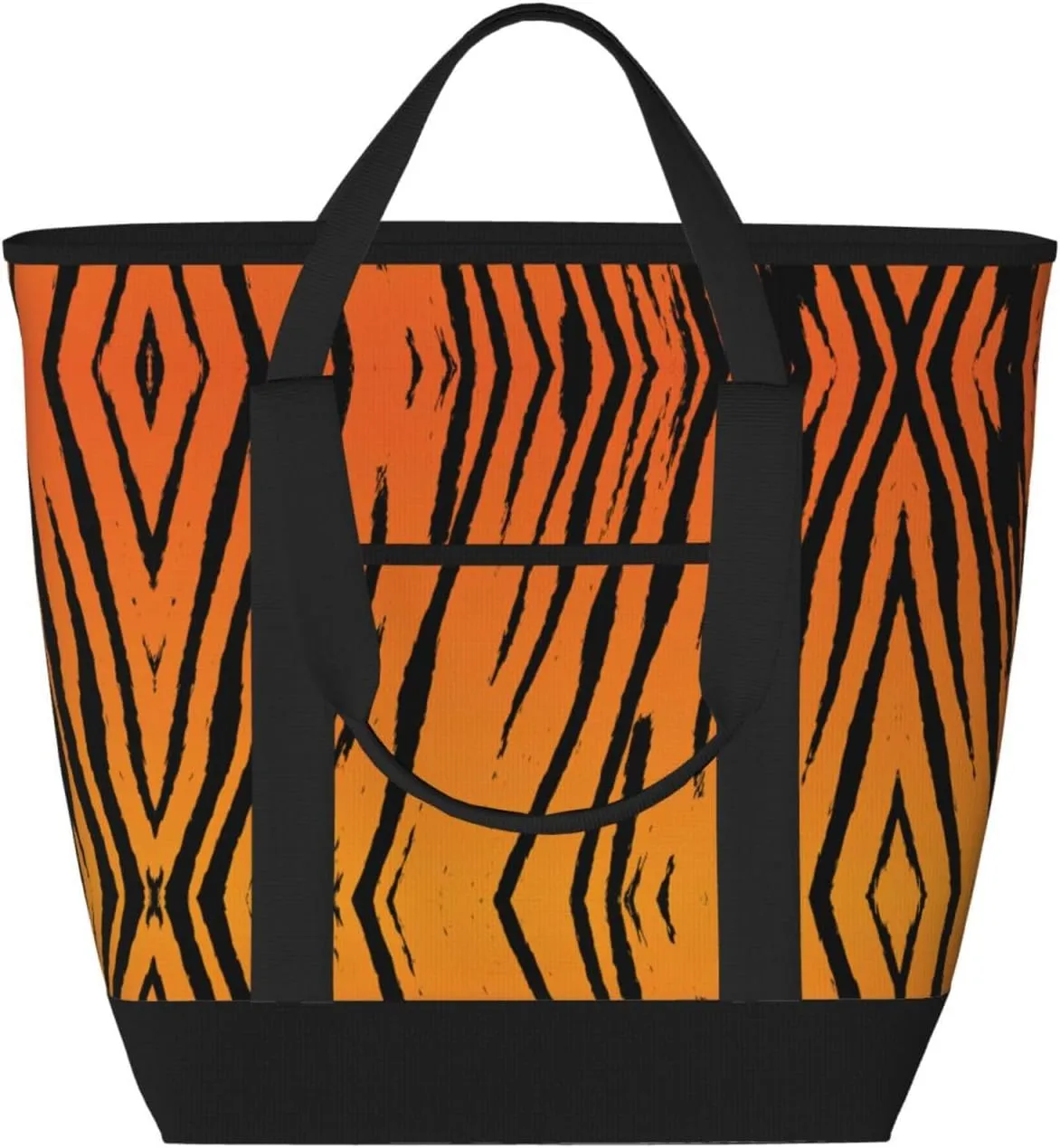 Tiger Stripe Women's tote bags and reusable women's beach bags are suitable for travel insulation and cooling bags.