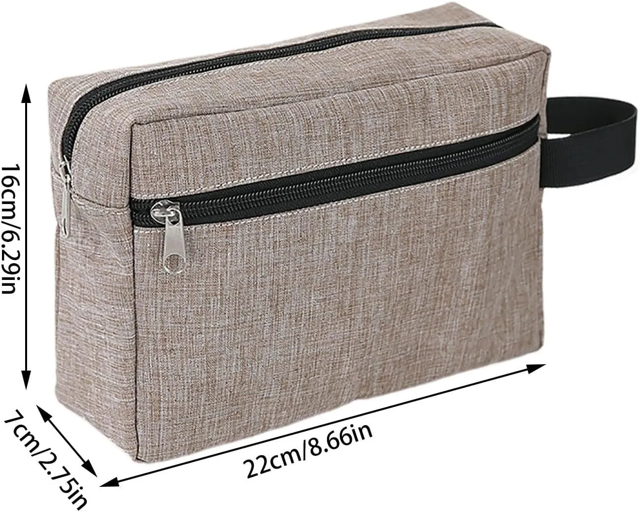Toiletry Bag for Women, Cosmetic Makeup Bag Organizer, Travel Bag for Toiletries, Shaving Bag for Accessories (F)
