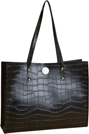 Tote Bag For Women Artificial Leather Solid Color Stone Pattern Phone Bag Shoulder Bag Hand Bag For Shopping Travel W