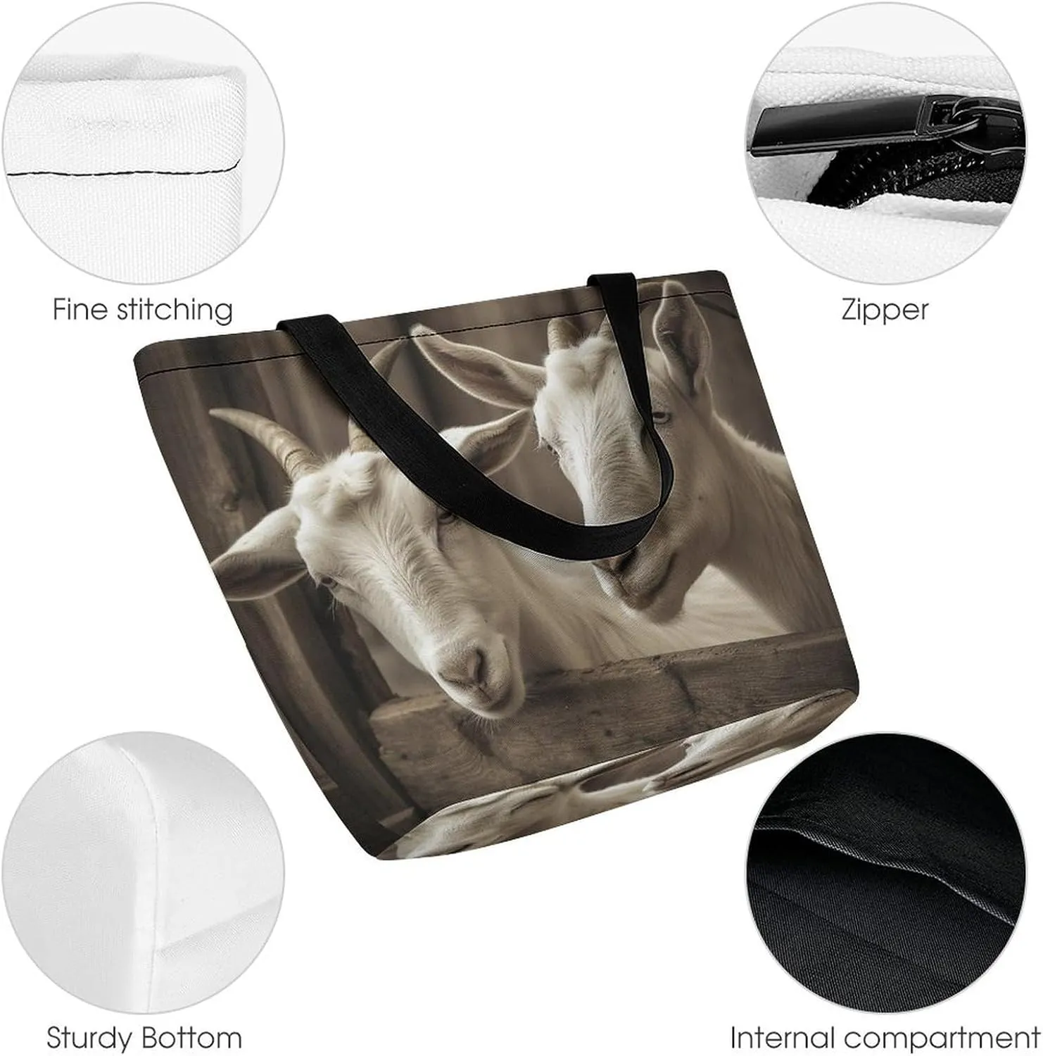 Tote Bag for Women Grocery Bag White Doves Fly Foldable Shopping Bags Reusable Large Tote Bag
