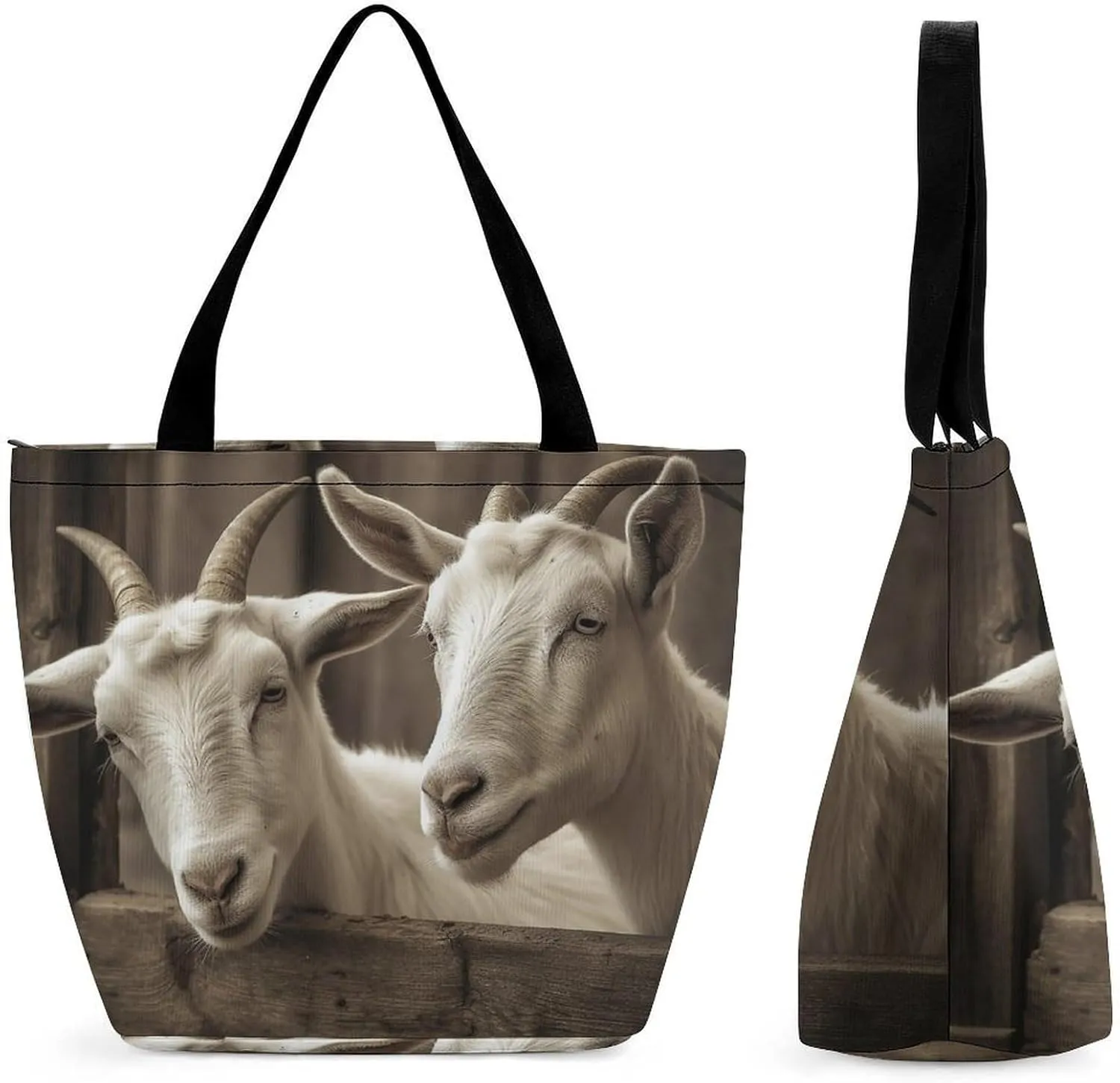 Tote Bag for Women Grocery Bag White Doves Fly Foldable Shopping Bags Reusable Large Tote Bag