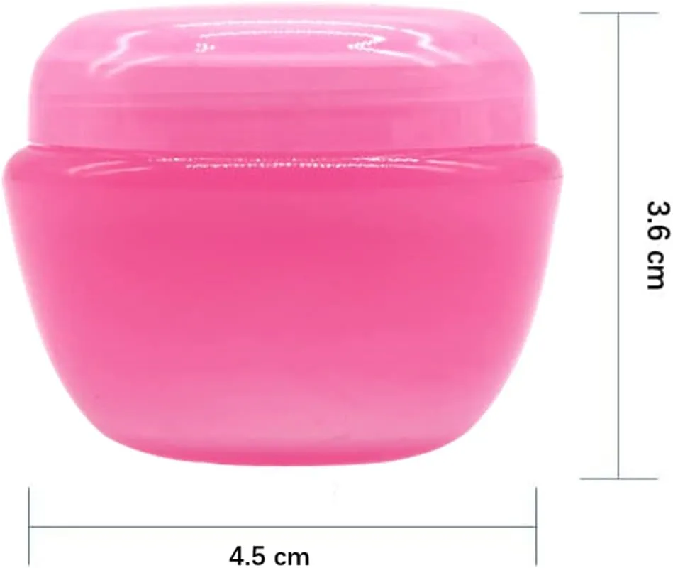Travel Containers, Travel Accessories Bottles Containers for Cosmetic, Makeup, Body & Hand Cream, Lotion, Toiletries, 6 Packs (Pink)
