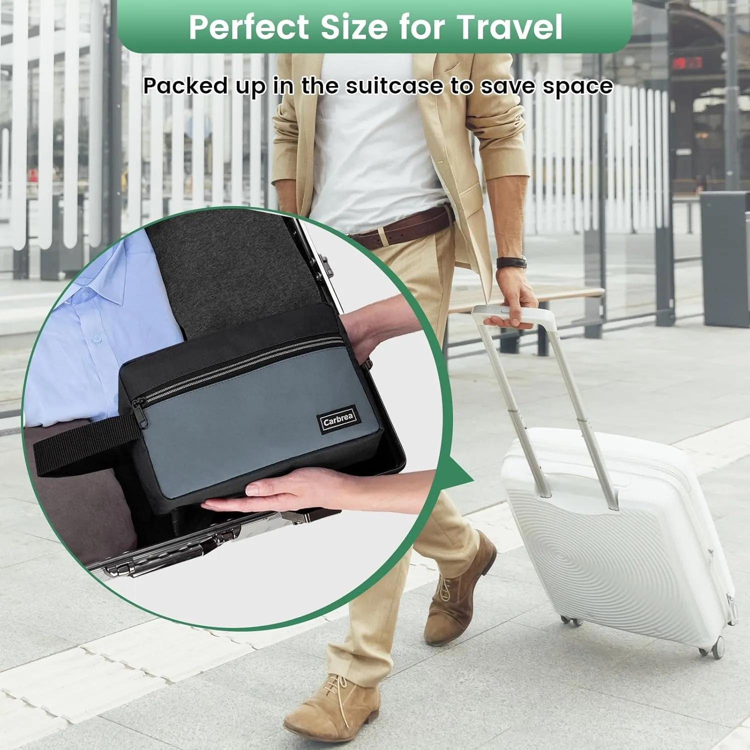 Travel Toiletry Bag - Large Toiletry Bag for Men Skincare Bag Doop Kit for Toiletries Accessories Gifts - Black