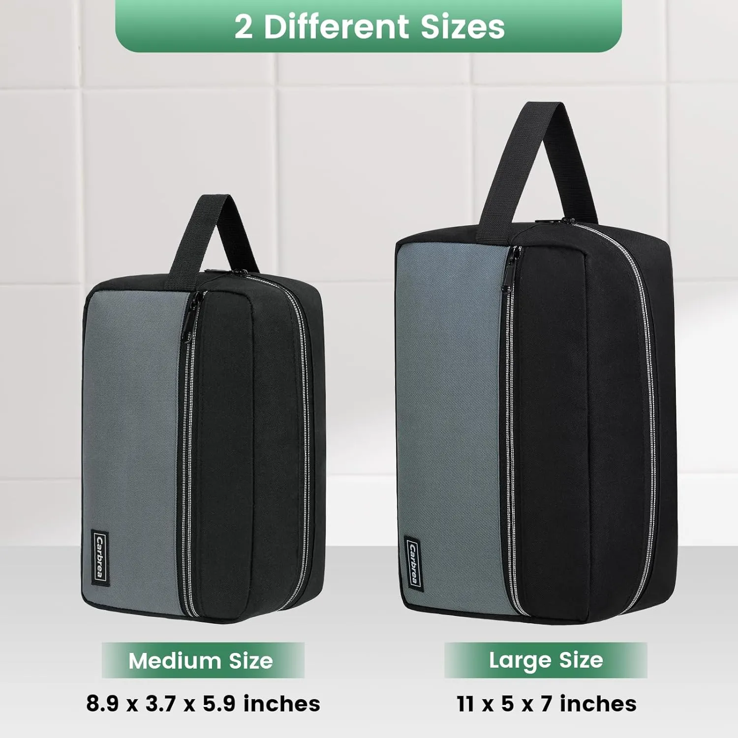 Travel Toiletry Bag - Large Toiletry Bag for Men Skincare Bag Doop Kit for Toiletries Accessories Gifts - Black