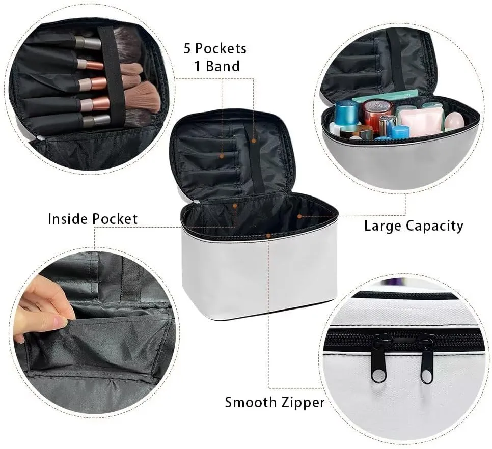 Uasibuni Lemon Cute Hanging Toiletry Bag for Women Travel Makeup Bag Organizer for Travel Essentials Accessories Cosmetic