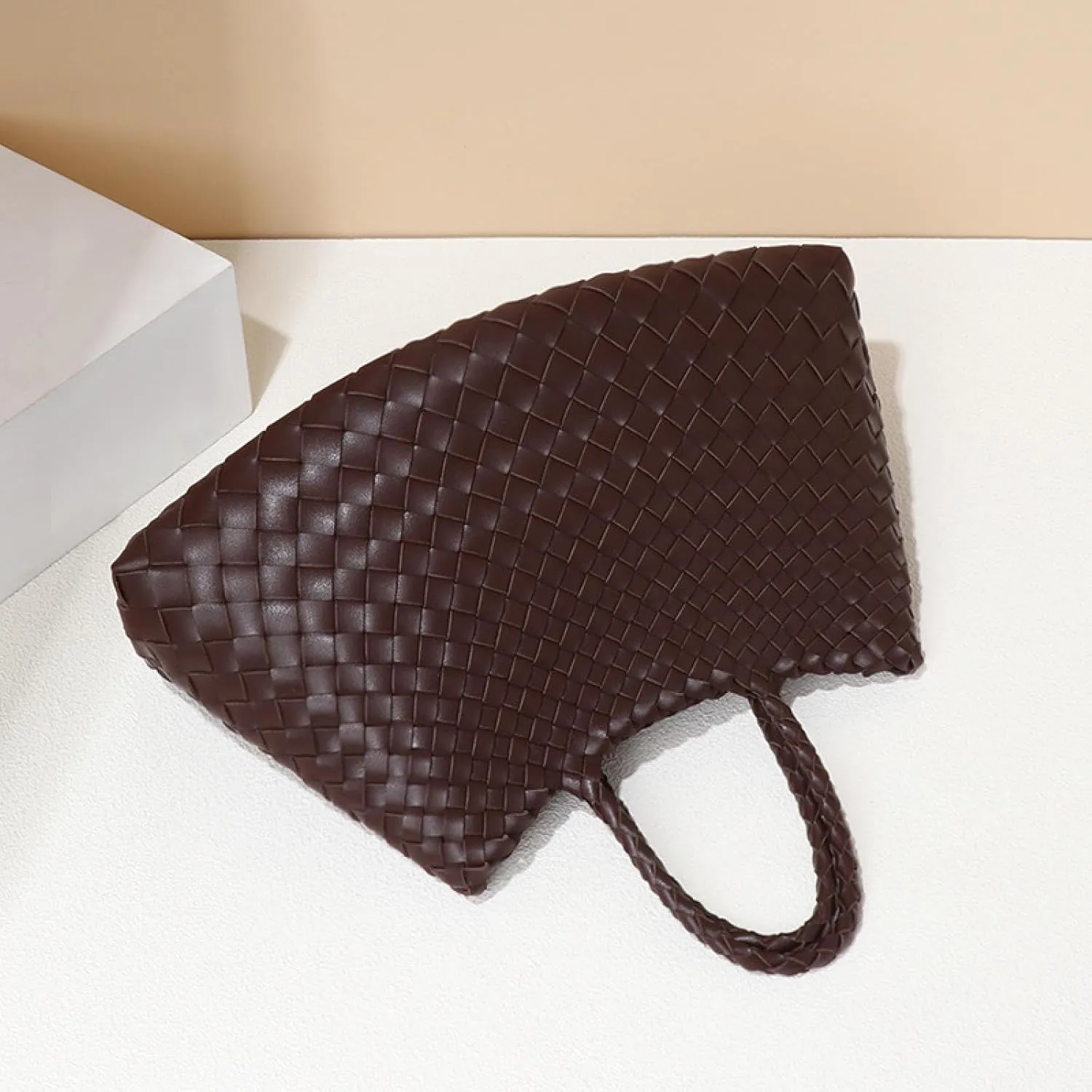 Vegetable Baskets, Hand-Woven Bags, Handbags, Soft Leather Women's Bags