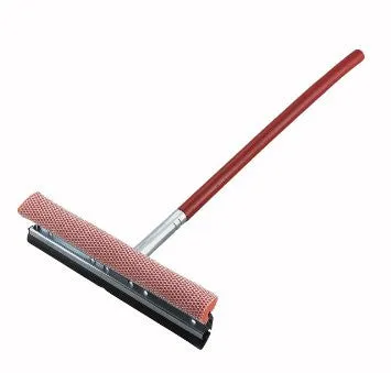 Winco WSS-12 12" Window Squeegee & Sponge with 23" handle