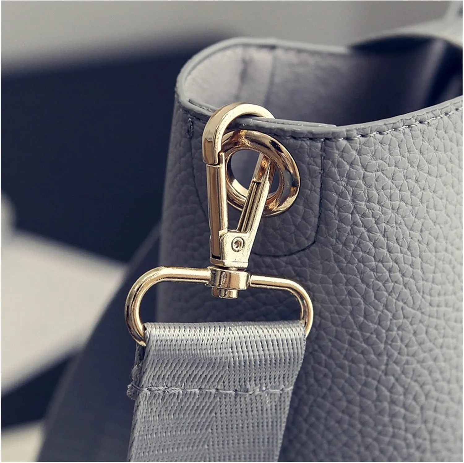 Women Handbag And Purse Large Capacity Colorful Strap Shoulder Bag Leather Bucket Crossbody Bags For Women Totes