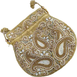 Women Potli Bags For Women, Indian Purses For Women, Women's Evening Handbags, Wristlet Purses For Women