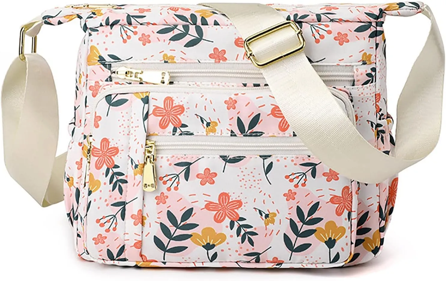 Women Shoulder Handbag Roomy Multiple Pockets Bag For Ladies Crossbody Purse Fashion Tote Top Handle (F, One Size)