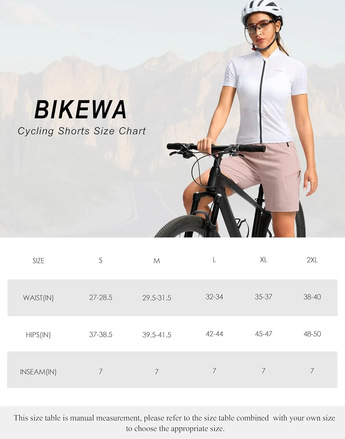 Women's Mountain Bike Shorts 4D Padded Cycling Shorts for Women Riding Biking Bicycle Biker Cycle UPF50 Zipper Pockets