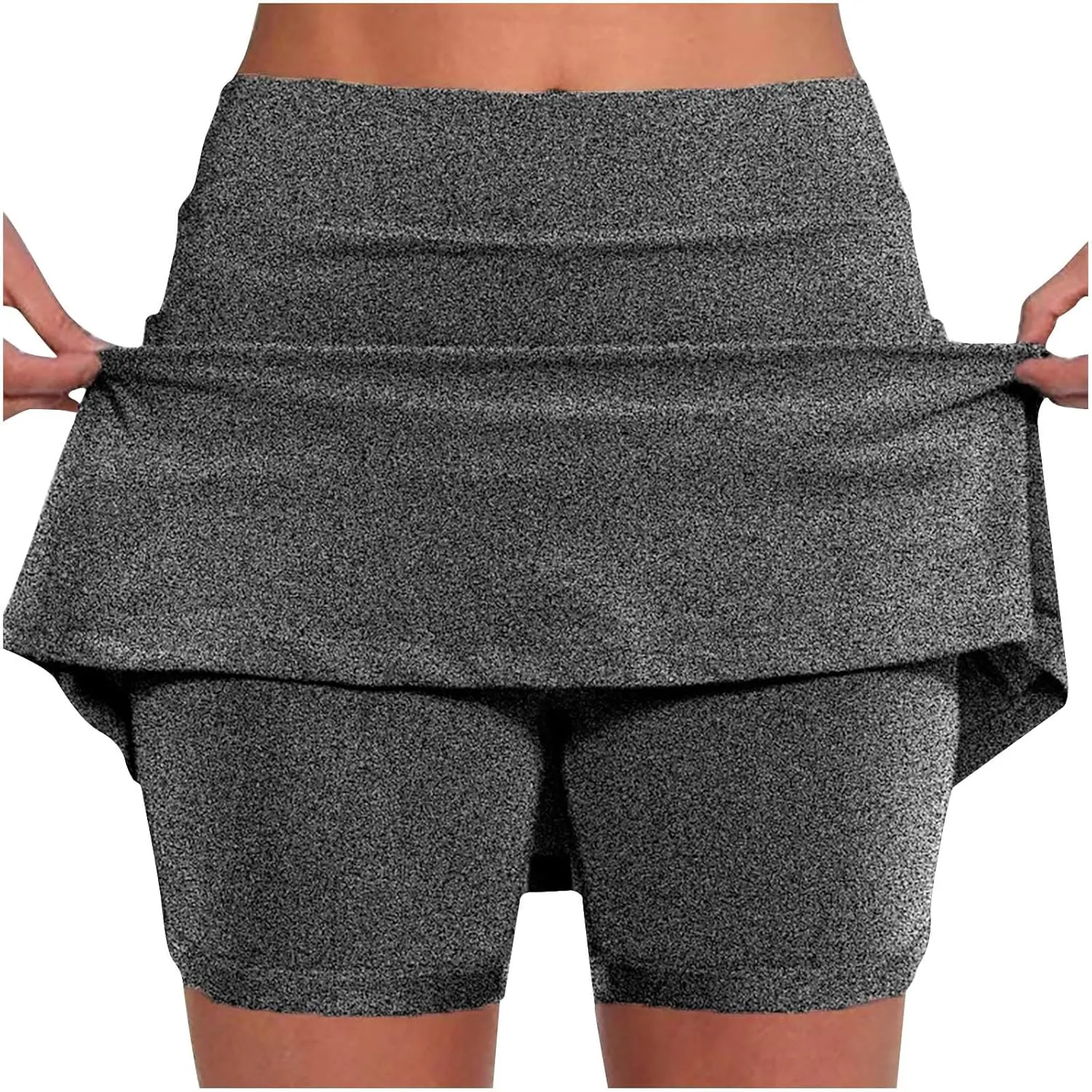 Womens Skorts with Pockets Plus Size Athletic Skorts for Women High Waist Summer Shorts Casual, Small