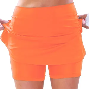 Womens Skorts with Pockets Tummy Control Plus Size Skorts for Women High Waist Athletic Sports Pants Skirt Casual Shorts