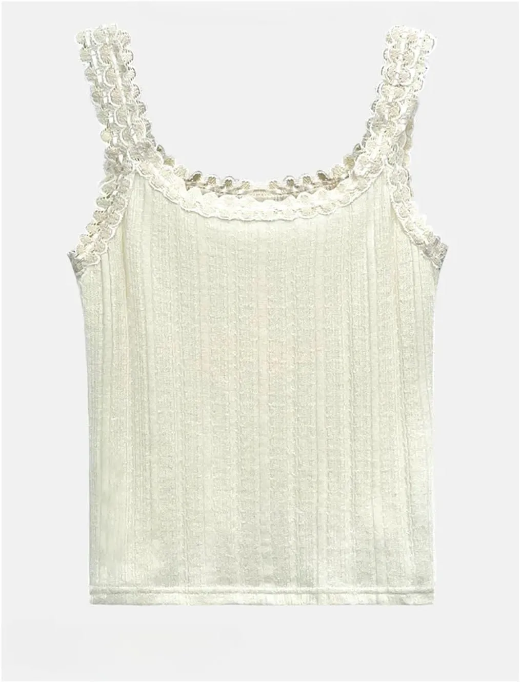 Women's Sweet Bow Lace Camisole Off-Shoudler Sleeveless Slim Short Suspender Tops