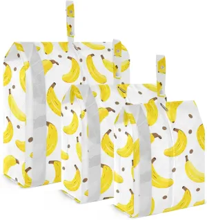 Yellow Bananas Packing Cubes for Travel 3 Set Travel Bags Organizer Luggage Accessories for Carry On Suitcases