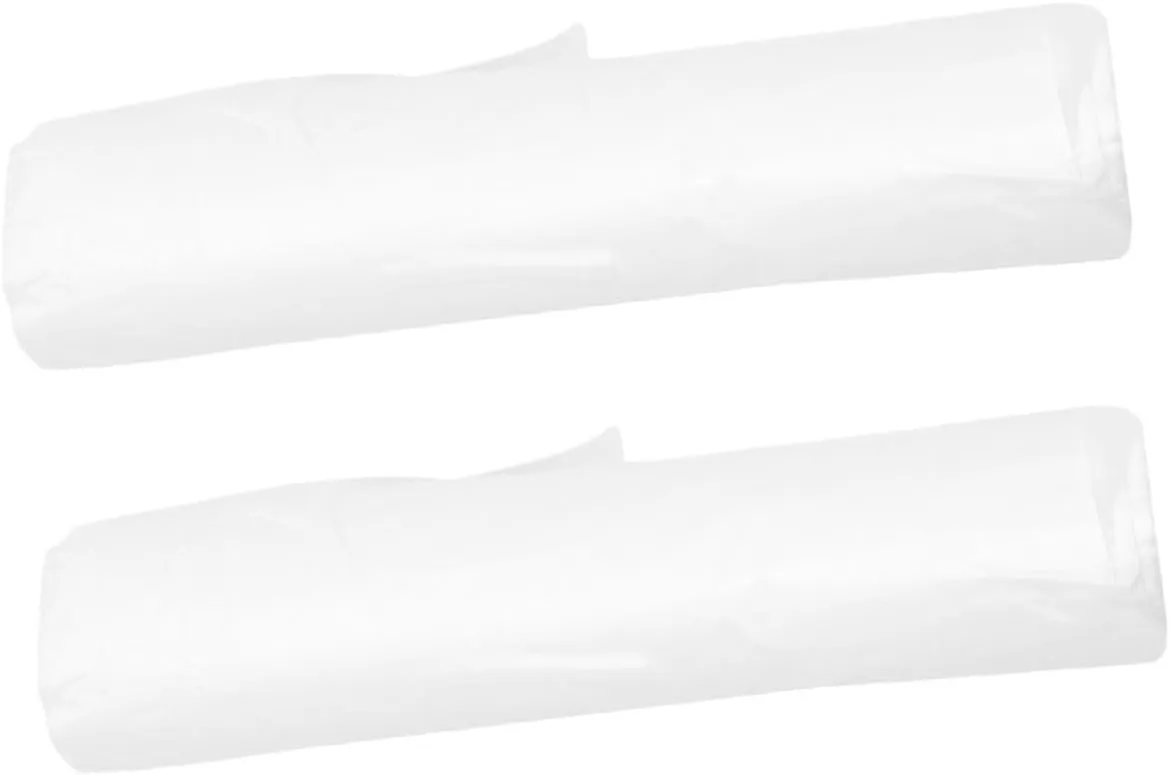Zerodeko 2 Roll Disposable Hairdressing Cloak of Dirt Capes Sleeveless for Home Kitchen Restaurant Salon Use Per Roll