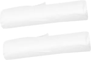 Zerodeko 2 Roll Disposable Hairdressing Cloak of Dirt Capes Sleeveless for Home Kitchen Restaurant Salon Use Per Roll